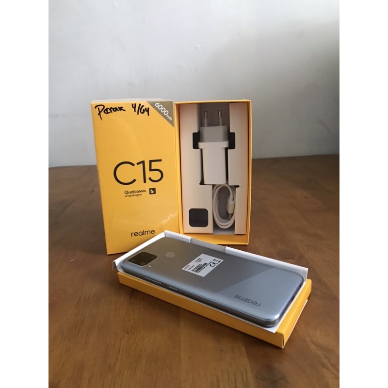 Jual hp Realme C15 ram 4/64gb