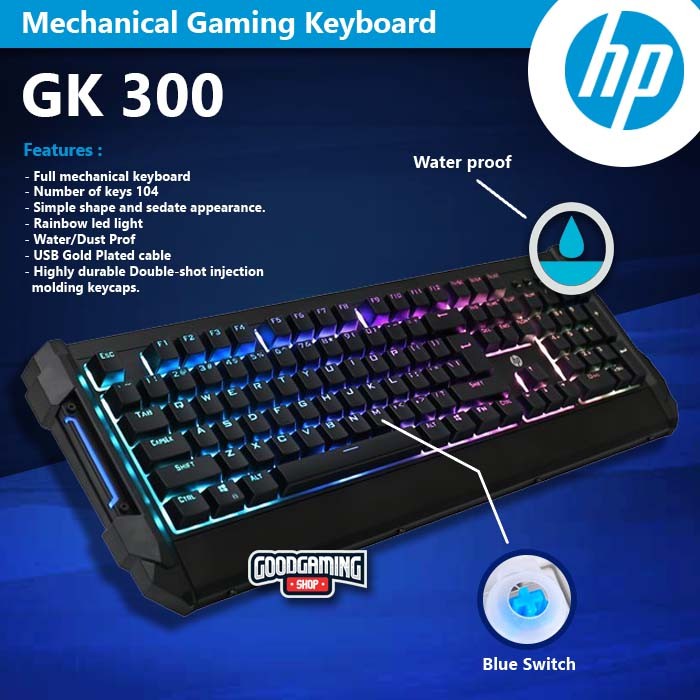 Keyboard HP Mechanical Gaming GK300