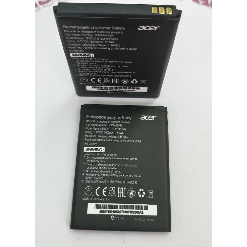 Battery Batre Baterai Acer Z200 Z220 m220 Z205 Z500 BAT-311 BAT311 BAT 311