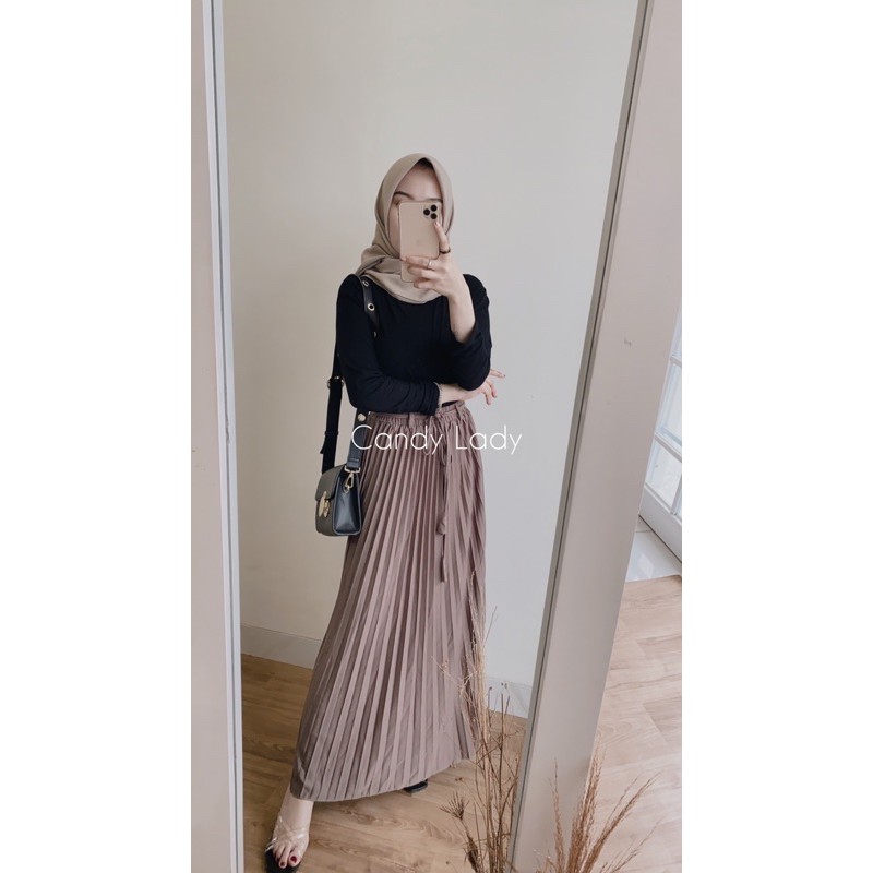 Rok Plisket Free Belt