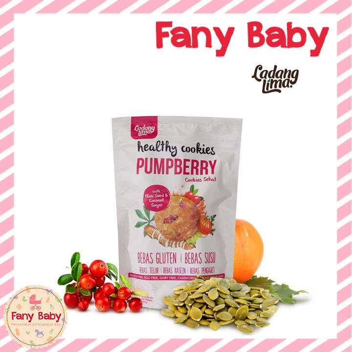 LADANG LIMA COOKIES PUMPBERRY 180GR