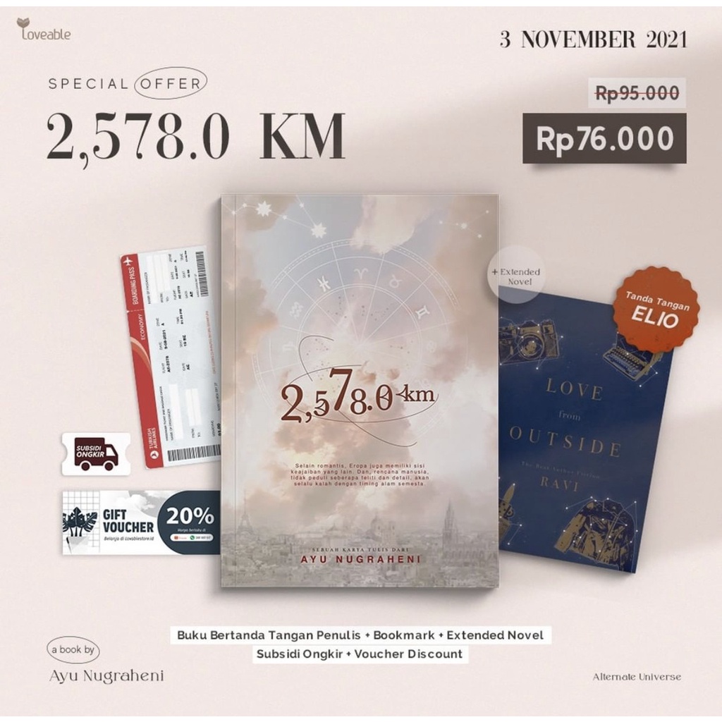 Special Offer Novel 2,578.0 KM (Ayu Nugraheni) 2578