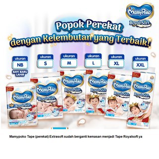 Jual MAMYPOKO Tape    Perekat ROYAL SOFT S60/M56/L48/XL40/XXL32/NB62