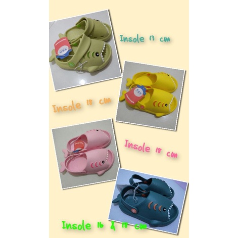sandal anak / sandal hiu