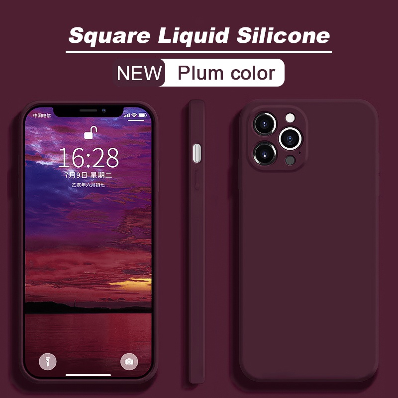 Case Pelindung Lensa Penuh Bahan Silikon Untuk iphone 13 pro 12 pro max 11 xs max xr x xs 7 8 plus