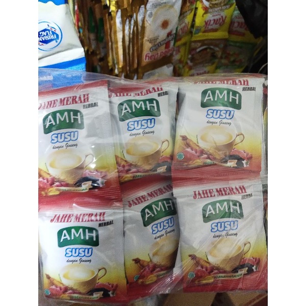 

AMH Jahe Merah Susu 1 Renceng isi 10