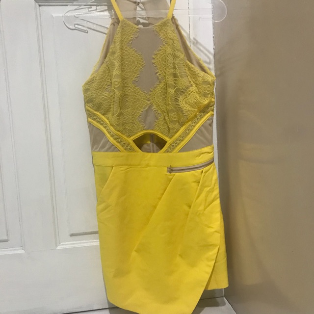 MDS JUMPSUIT IN YELLOW / Jumpsuit Wanita Size M / Jumpsuit Pesta Wanita