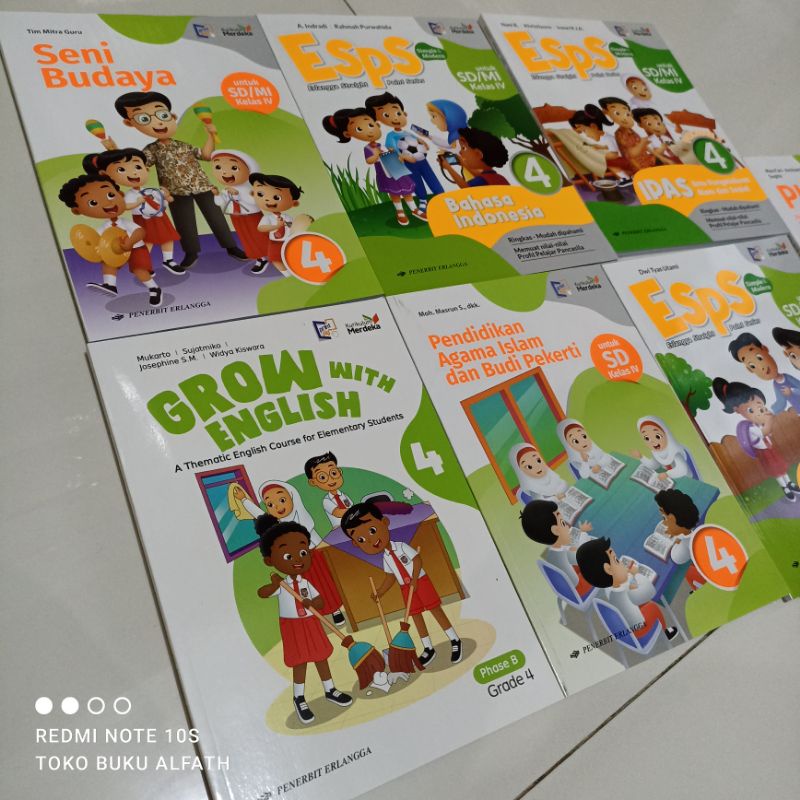 Jual BUKU KURIKULUM MERDEKA KELAS 4 SD PENERBIT ERLANGGA | Shopee Indonesia