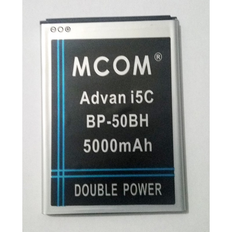 Battery Batre Baterai Double Power Mcom ADVAN i5C BP50BH BP-50BH