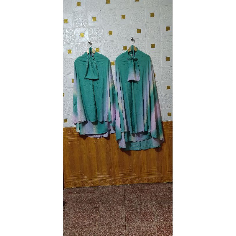 Mukena Couple Rayon Rainbow