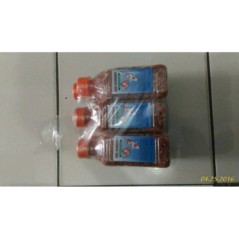 

makanan ikan udang ebi kering red shrimps
