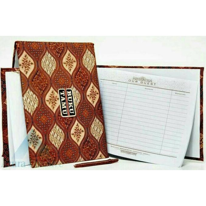 

Souvenir Pernikahan Buku Tamu Motif Batik Sovenir Nikahan Buku