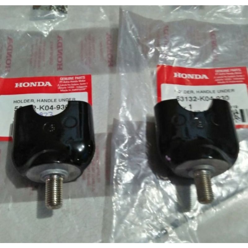 HOLDER RAISER STANG BEAT STREET DUDUKAN STANG BAWAH BEAT STREET STRET ORI HONDA AHM K81