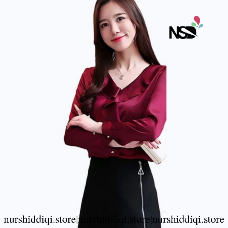 Blouse Wanita Variasi Rample Gaya Korea / HANEUL-4