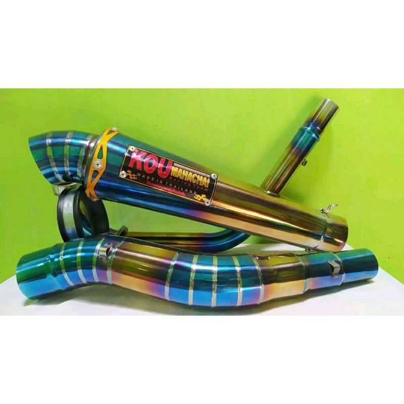 Knalpot kou blumoun full sistem vixion cbr fu sonic cb150r old mp gl cb tirev