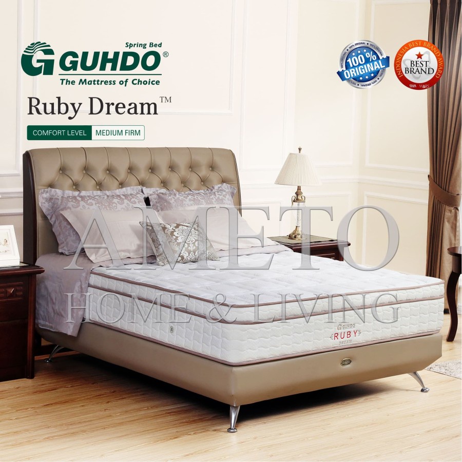 Guhdo Springbed Ruby Dream Latex 160x200 Virginian Style Full Set