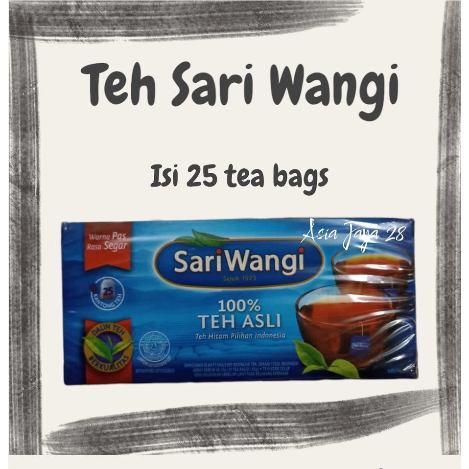 

TEH SARI WANGI Original kotak 25pcs - Teh Hitam Celup