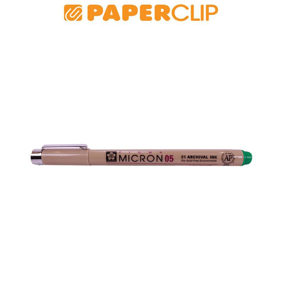 

BALLPOINT SAKURA PIGMA MICRON 05 GREEN