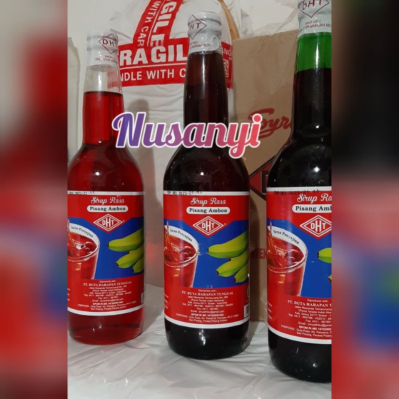 

Sirup DHT Pisang Ambon Asli Makassar 620ml