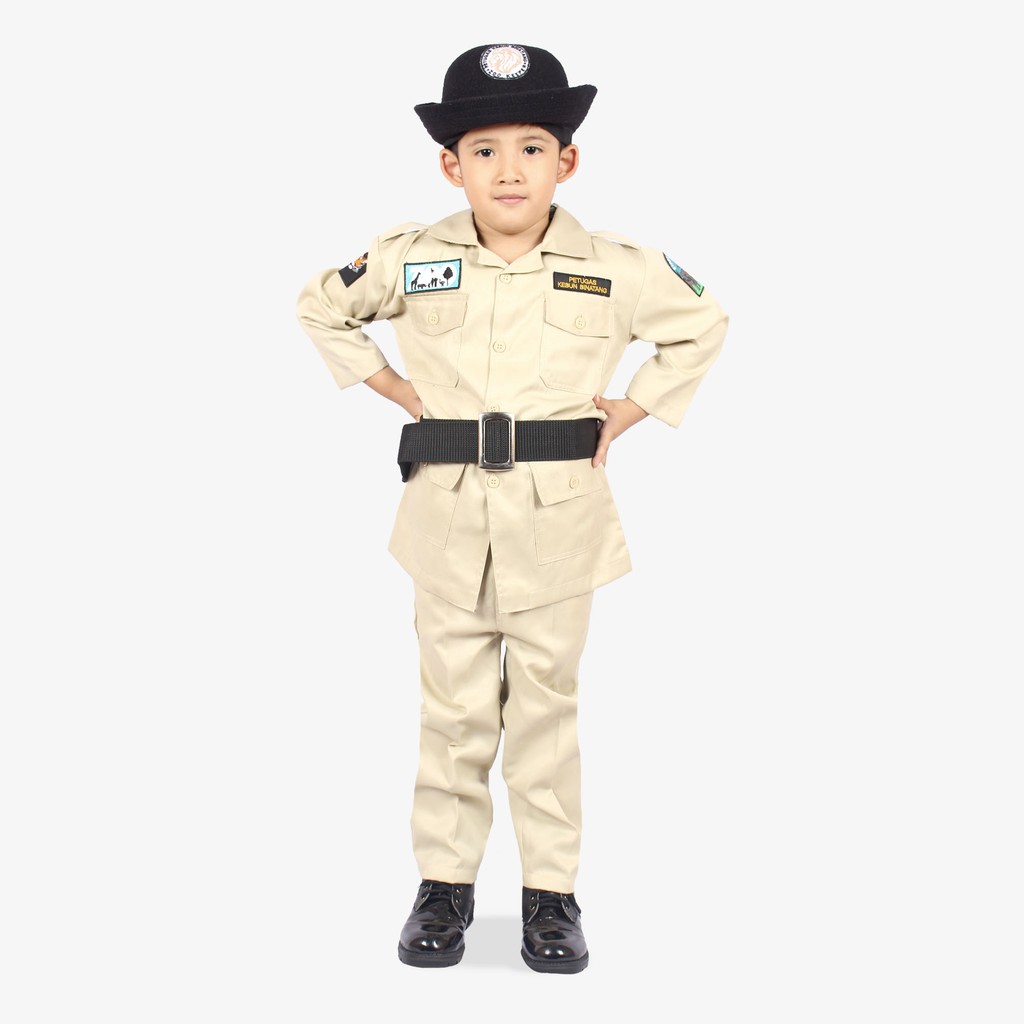 Baju Seragam Profesi Anak Laki-Laki Bonbin Zoo Keeper