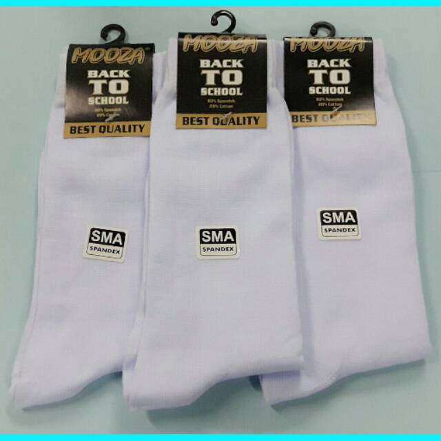 Kaos Kaki Panjang School Putih