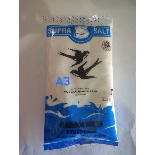 

Garam Halus Supra Salt 250 gram