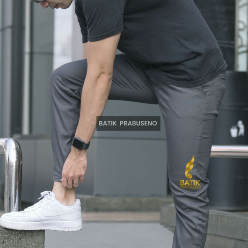 Celana Chinos Panjang Pria  Slimfit Slim Fit Original Prabuseno Katun Strecth Elastis Melar Cocok Bu