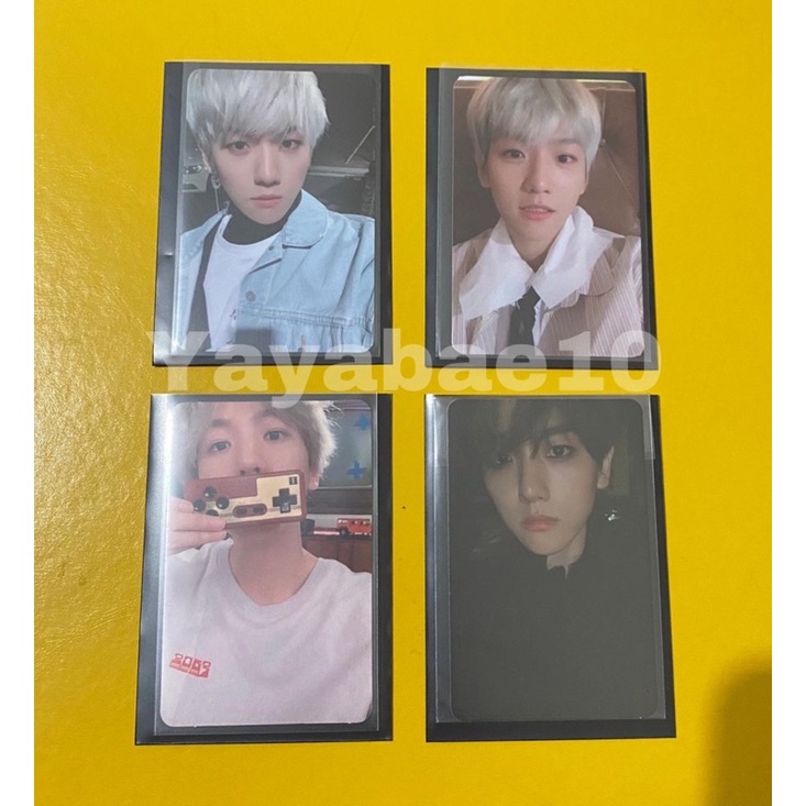 pc/photocard baekhyun album city lights dan blooming day