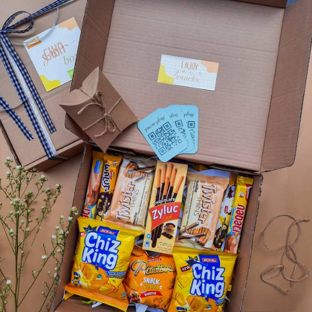 

GWABOX (snack box); STANDARD (wajib checkout bubblewrap)