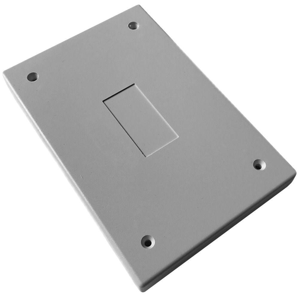 Solighter Kotak Proyek Elektronik Abu-Abu DIY Kualitas Tinggi Instrumen Case
