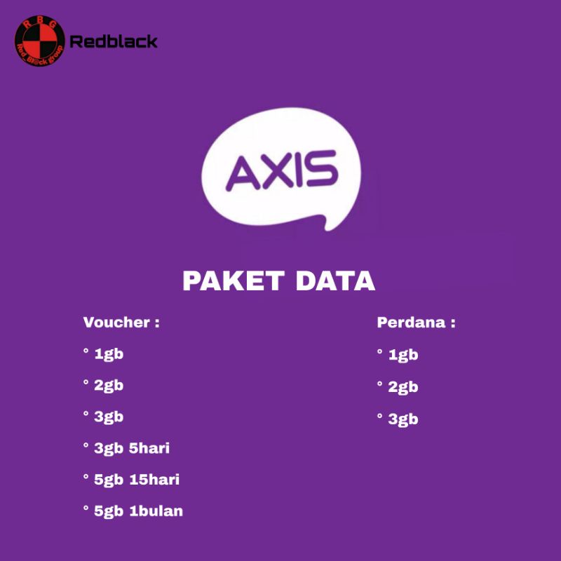 PAKET DATA AXIS