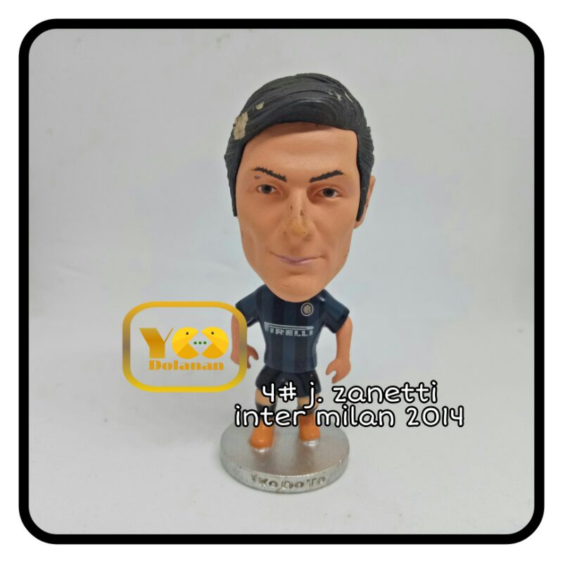 4# J. ZANETTI - INTER MILAN 2014 KODOTO SOCCERWE FIGURE PEMAIN BOLA