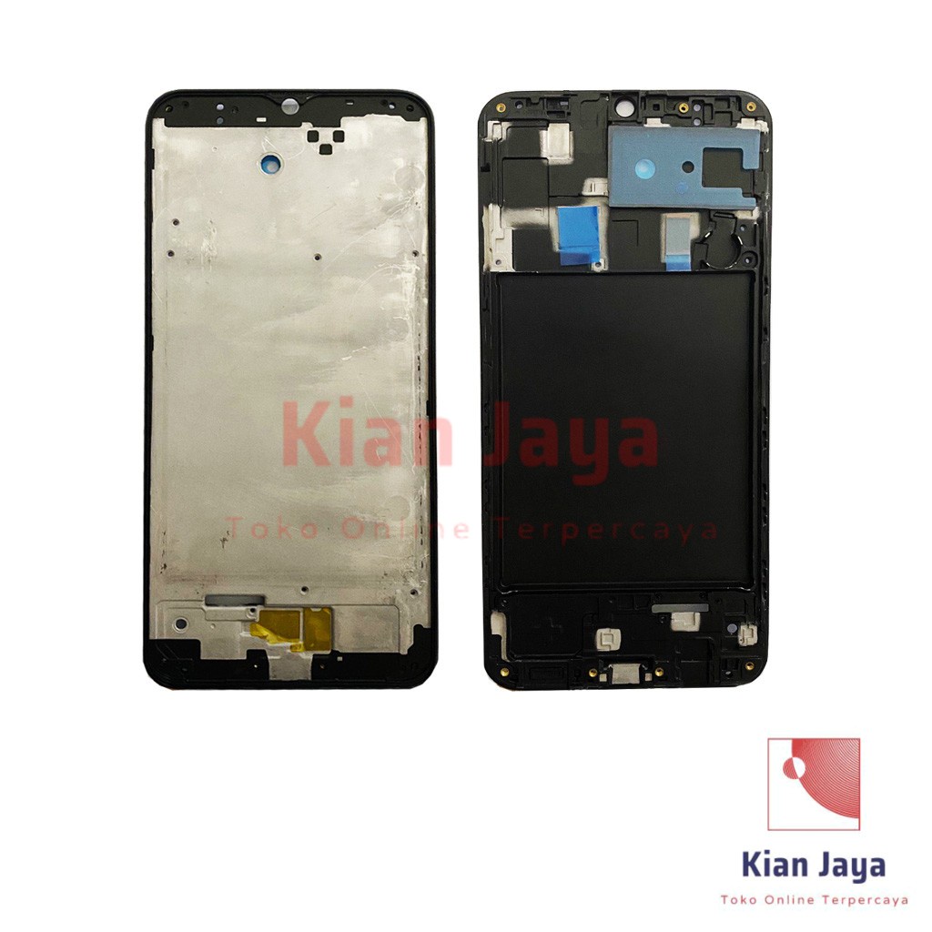 Middle Frame LCD Handphone Samsung Galaxy A20 Tulang Casing Tatakan Bezel Bazel Hp