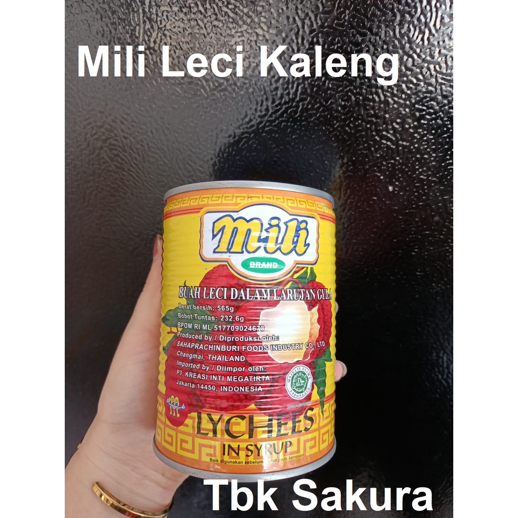 

Mili Leci Kaleng 565gr / Buah kaleng