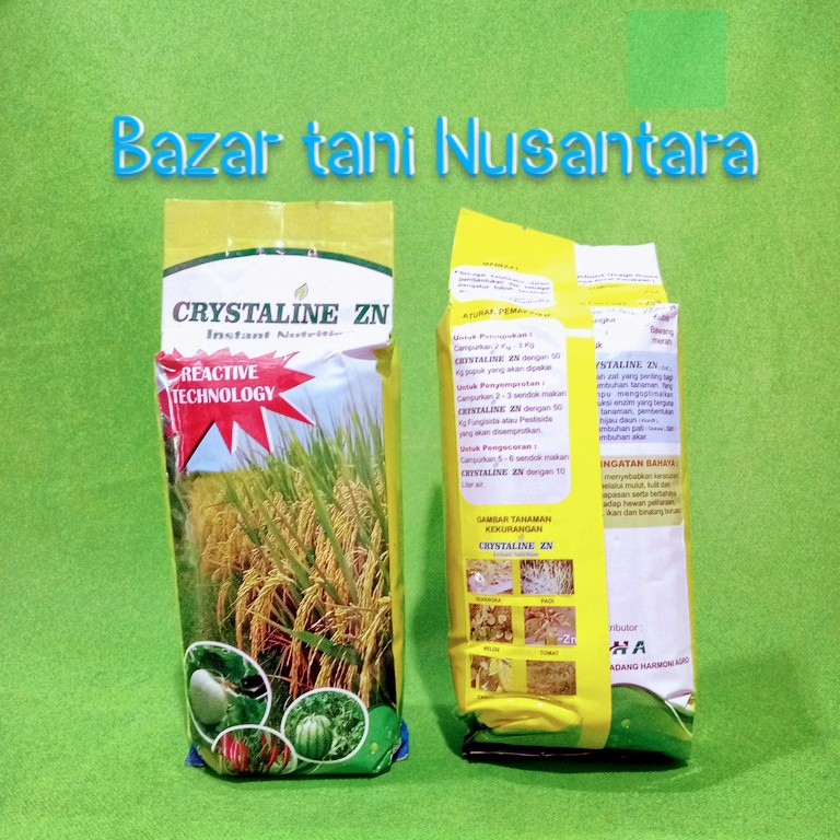 Ready CRYSTALINE Zn pertanian 1KG obat asem asemen crystaline zn kristalin zet en pupuk micro zinc