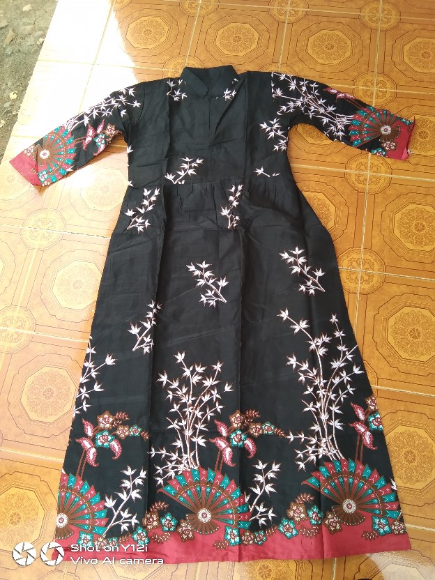 Maura Couple - Sania Ruffle Batik Couple Ori Alkhalis Garansi Termurah Shopee - Couple Kipas