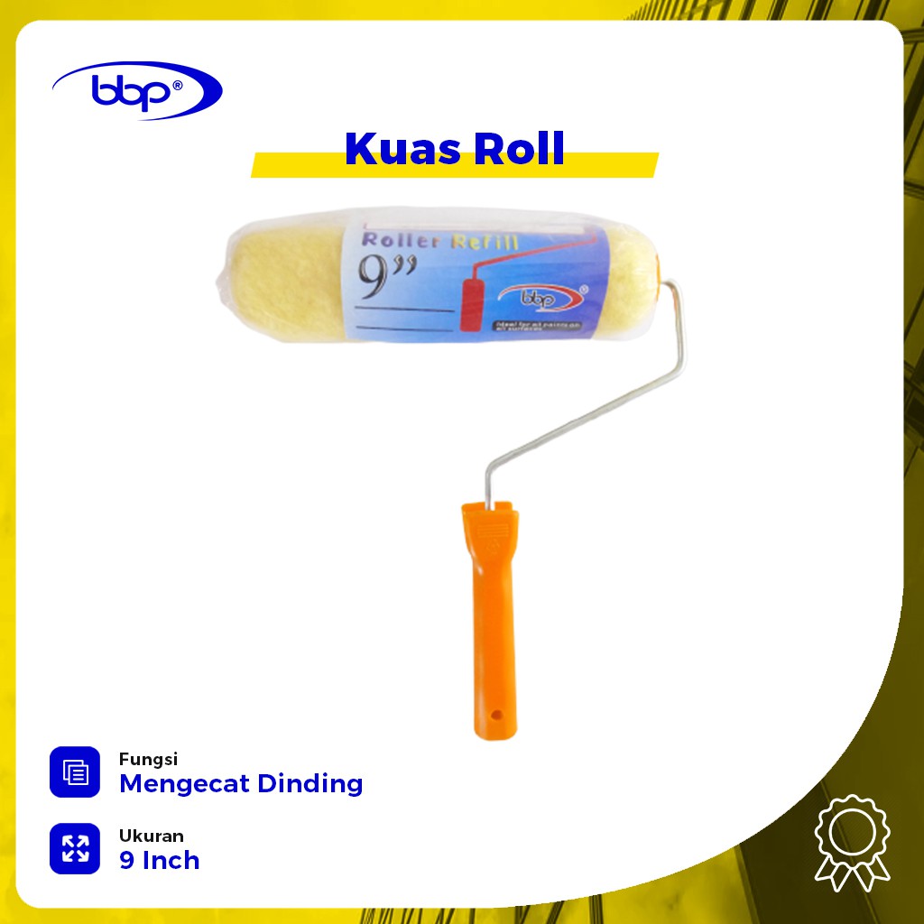 

Kuas Roll Cat Kuning / Roller Cat Cabut