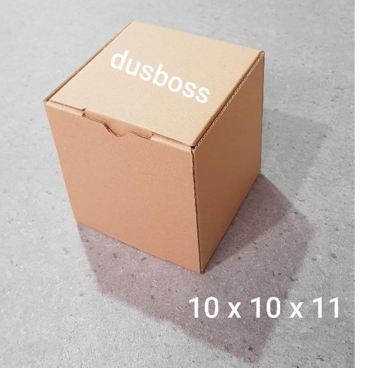 

[BACA DESC] Kardus 10 x 10 x 11 cm....Die Cut kotak aksesoris-dll model box pizza