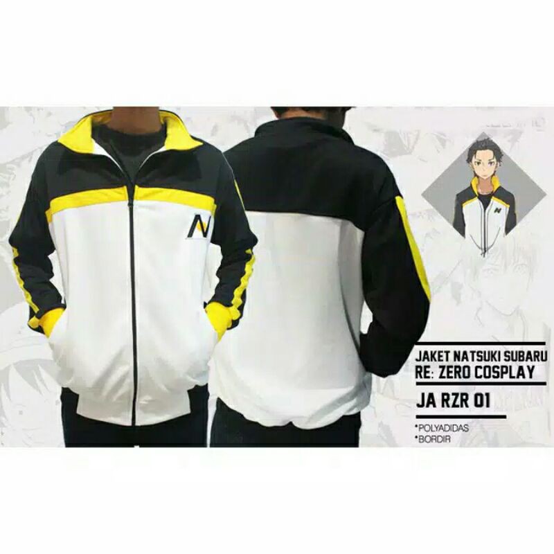 jaket natsuki subaru Re: Zero Cosplay Anime Jacket Ja RZR 01