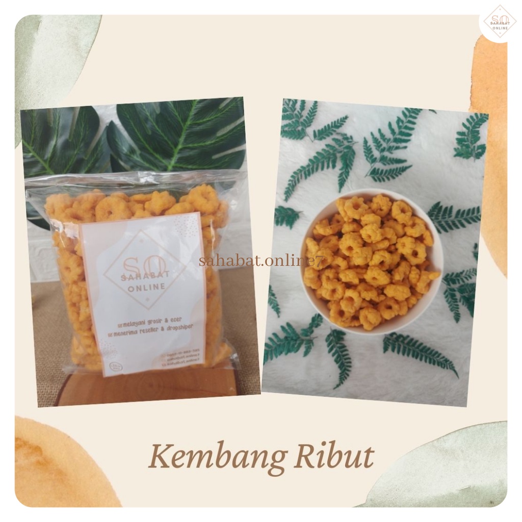 

KEMBANG RIBUT/KUE KEMBANG RIBUT/JAJANAN KHAS TEGAL/CEMILAN KHAS TEGAL