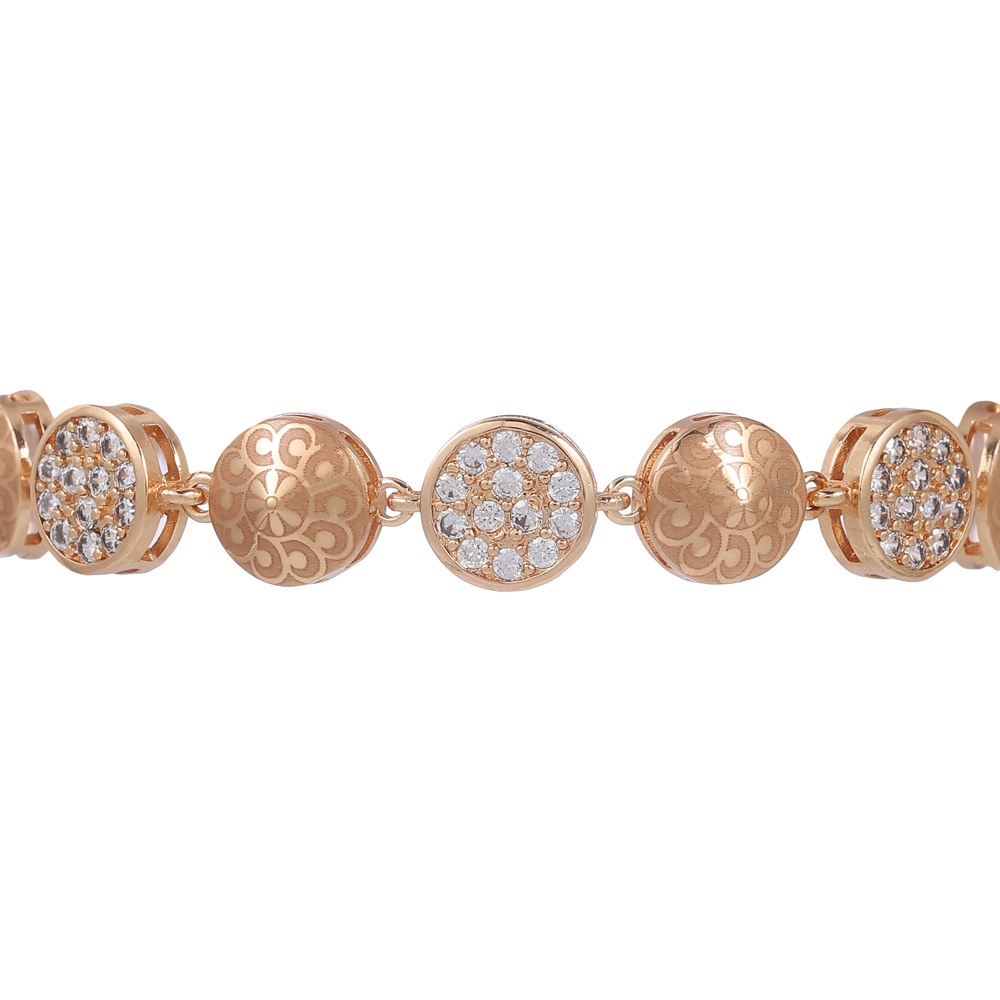 ✨COD Gelang wanita korea fashion rose gold light luxury design diamond bracelet fashion bracelet jewelry D239