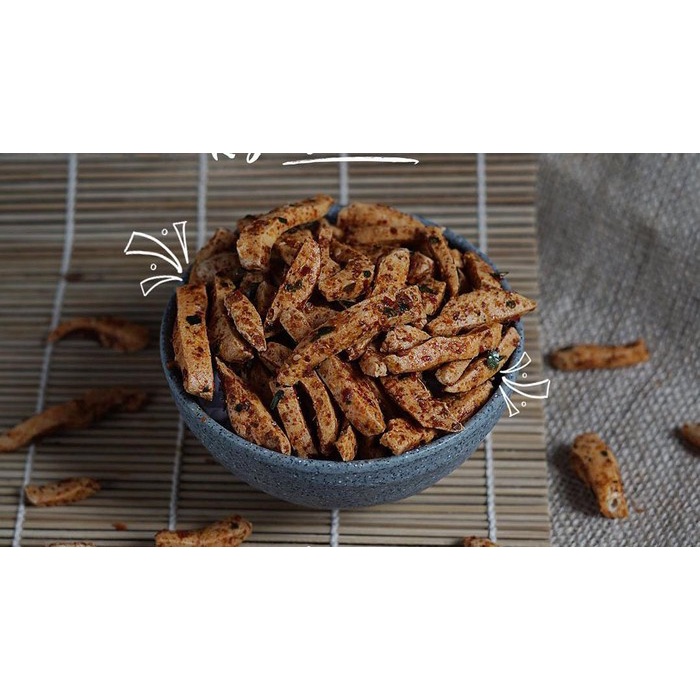 

Basreng Pedas Daun Jeruk Baso Goreng Original Cemilan Kekinian 1 kg