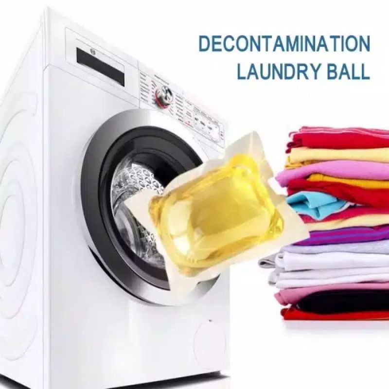 JG - Detergent Laundry Gel Ball Sabun Cair Cuci Baju Detergen Liquid Bola Ajaib Deterjen Mini