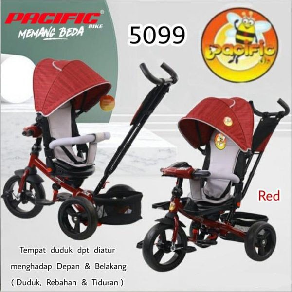 Sepeda Anak Roda 3 Tiga Pacific 105, 5099, 5199, 8018-1, 9950, LMX-809C Sepeda Stroller