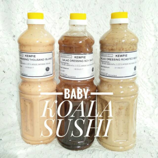 KEWPIE Salad Dressing Soy Sauce 1 liter │ Saus Salad Kecap Ala Jepang │ Japan Soy Sauce