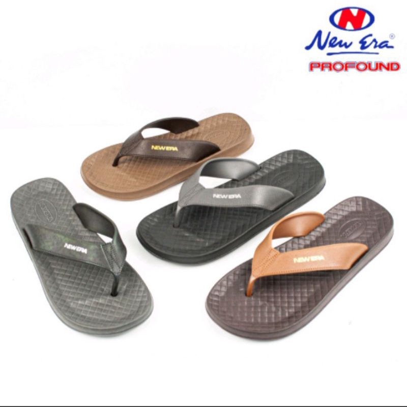 sandal jepit pria new era karet cnc 6006