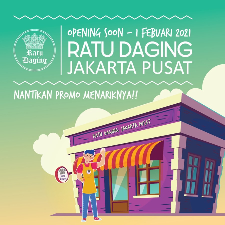 

RATU DAGING JAKARTA PUSAT - OPEN 1 FEBUARI 2021