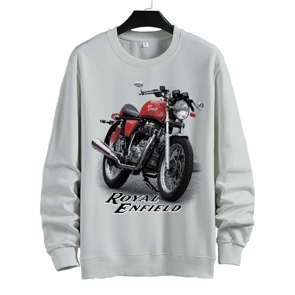 SWEATER UNISEX ( ROYAL ENFIELD)PRIA DAN WANITA  SWEATER JUMBO