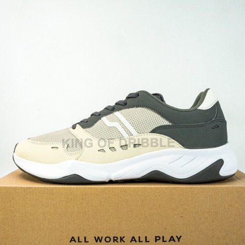 Sepatu Casual Piero Ergo Street Grey White P30197 Original BNIB