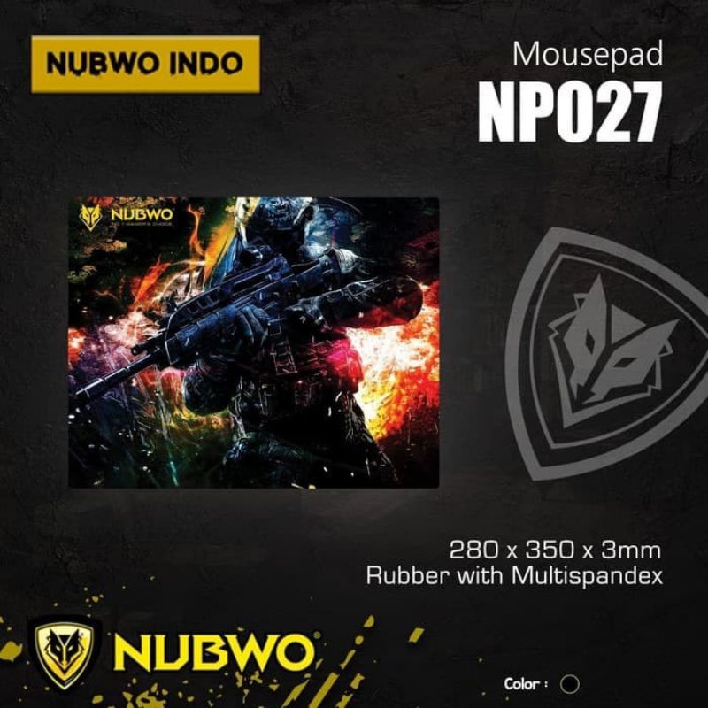 Gaming Mouse Pad Nubwo Np-026 / Np-027 Original Nubwo